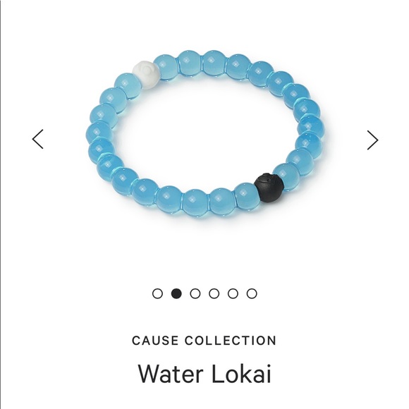 NWT Lokai Authentic Blue Water Cause bracelet size Medium - Picture 7 of 9